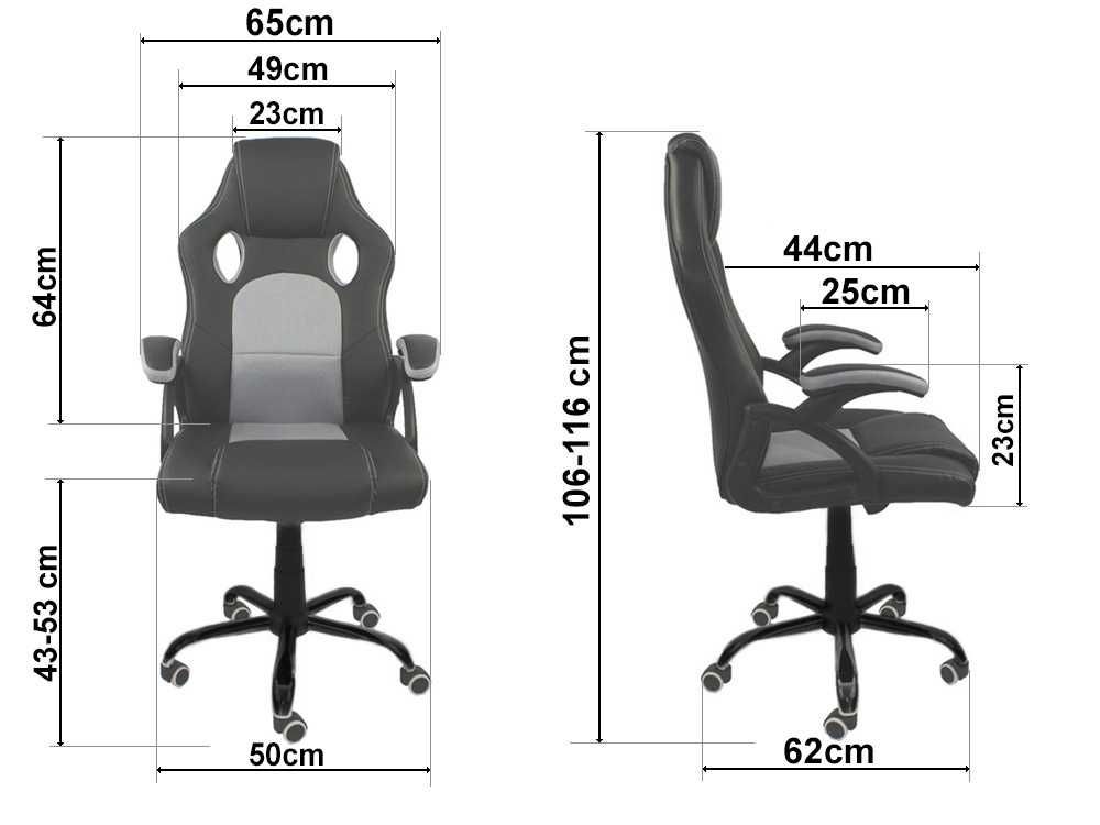 Fotel biurowy obrotowy krzesło do biurka nowy Lugano