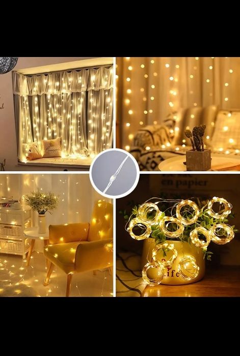 Гірлянда штора  "Роса" USB 3*2 Опт  3*3  Роса