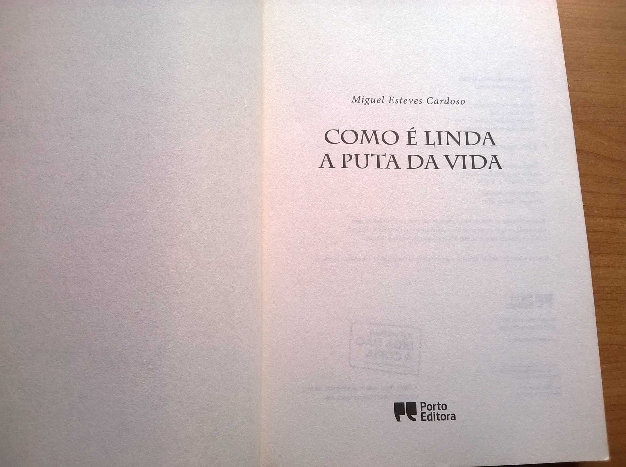 Como é Linda a Puta da Vida - Miguel Esteves Cardoso