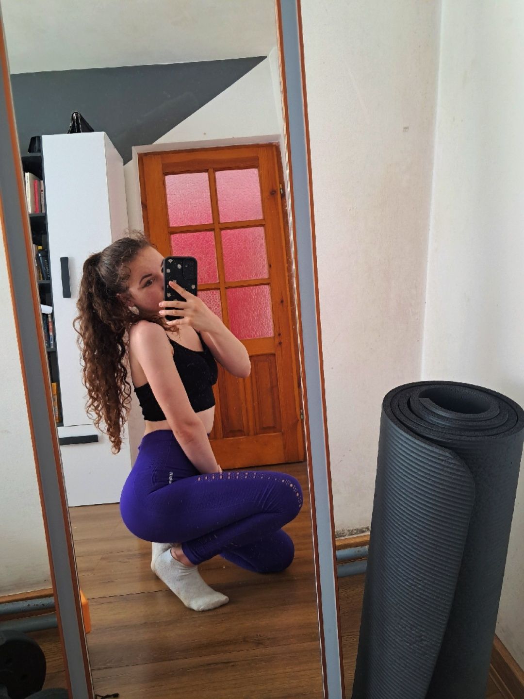 Legginsy xs fioletowe gymshark
