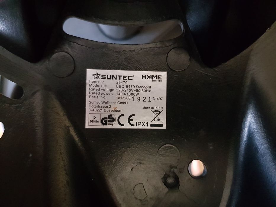 Электрогриль,гриль,барбекю на ножке Suntec BBQ-9479 Standgrill