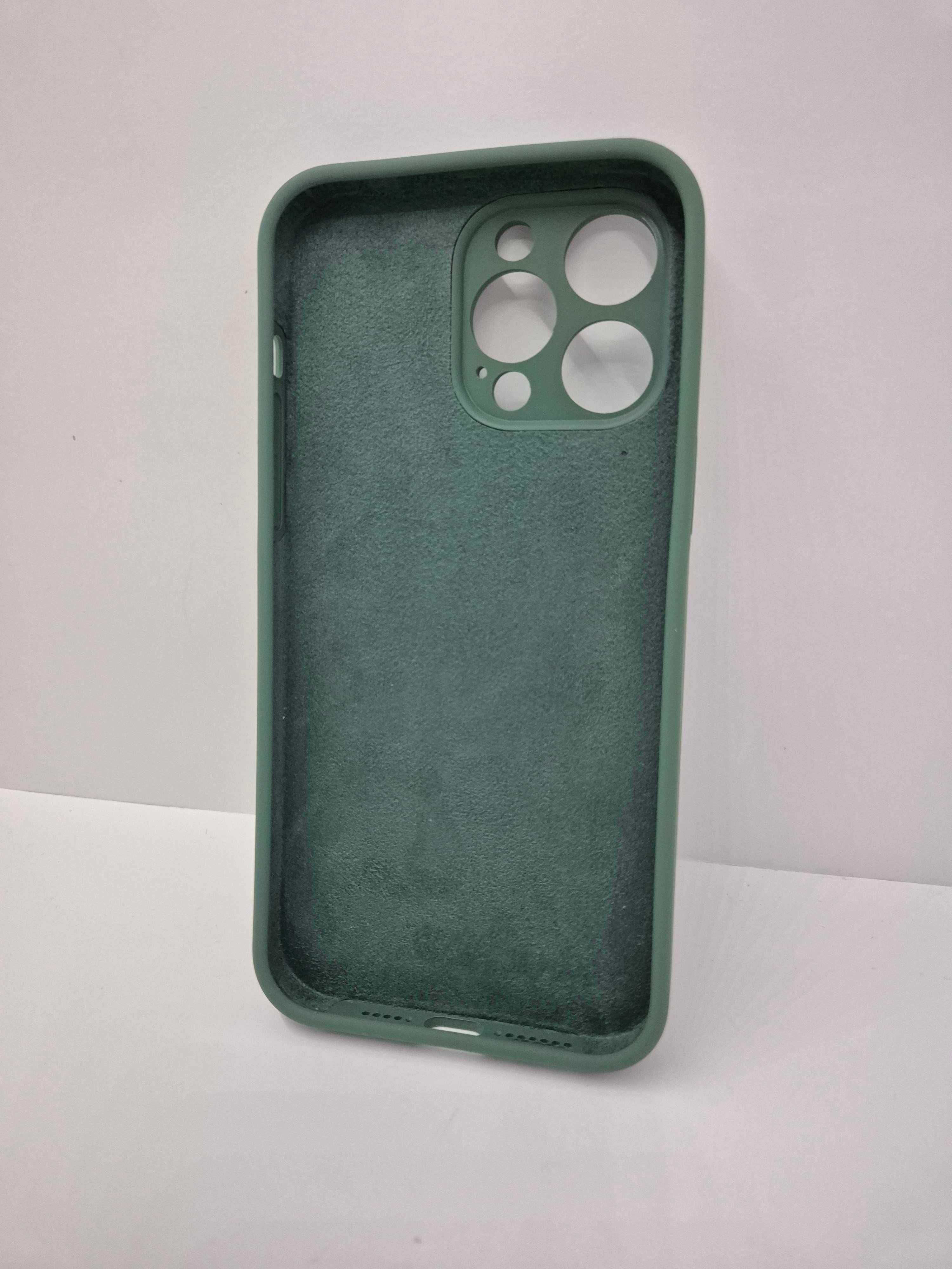 ETUI do Apple iPhone 14 PRO MAX, +szklo i stand - zielone