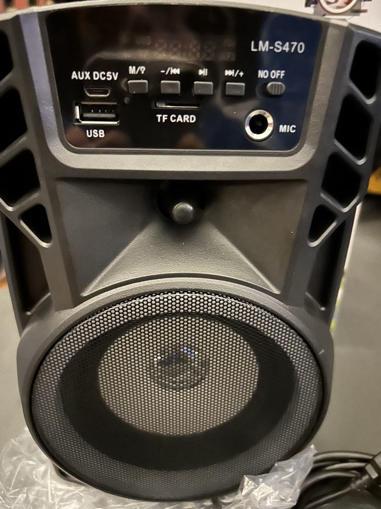 Coluna wirless e usb nova