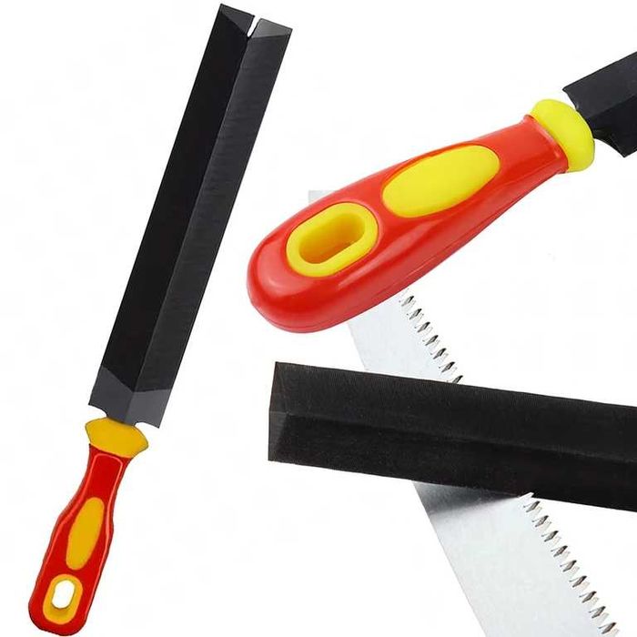 Pilnik Trójkątny Diamentowy Dwustronny Ostrzenie Metalu Noży 150x28mm