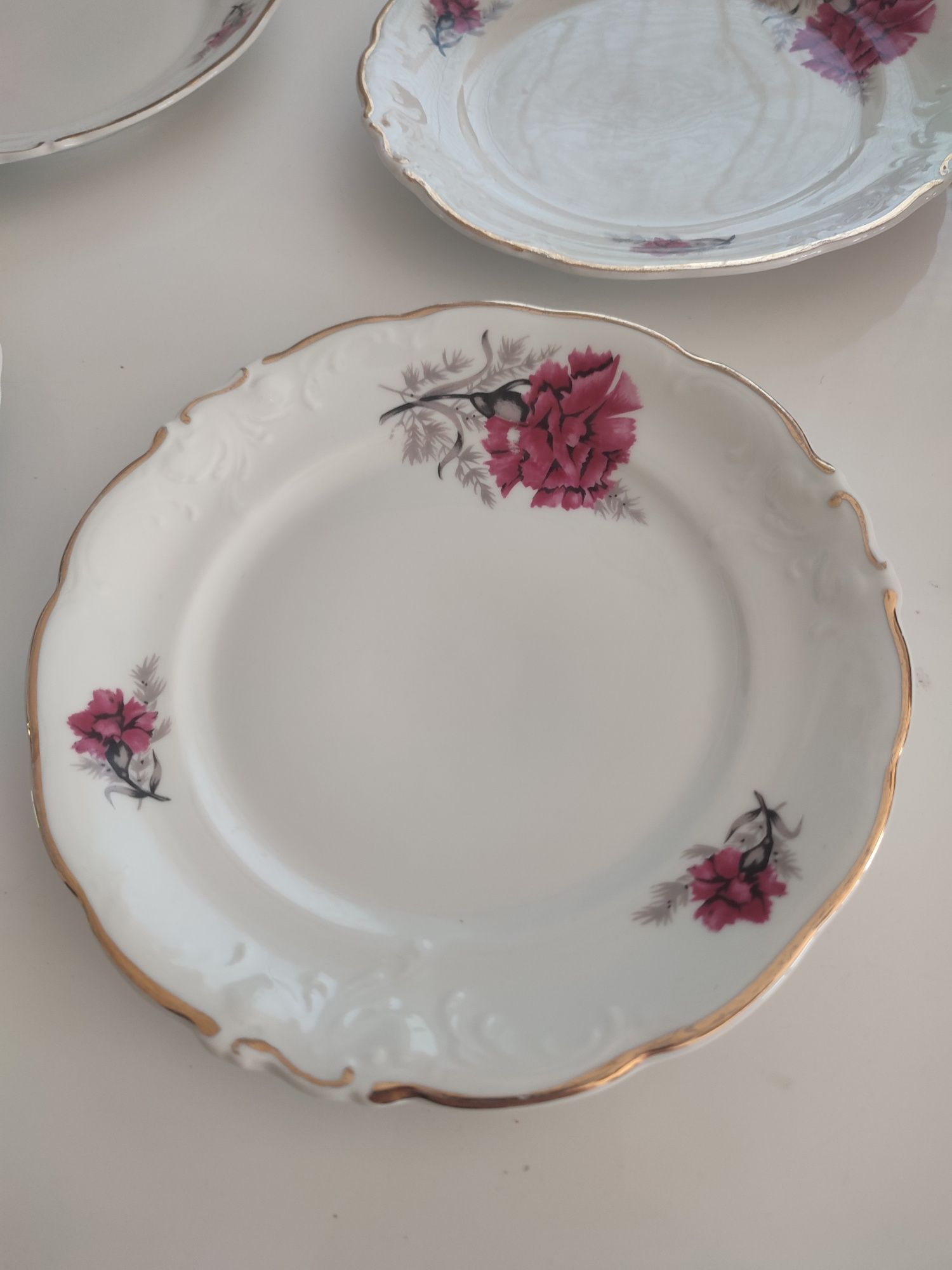 Talerzyki deserowe ceramiczne Huta Walbrzych