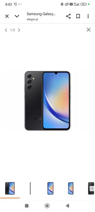 Samsung a34 fabrycznie nowy gwarancja