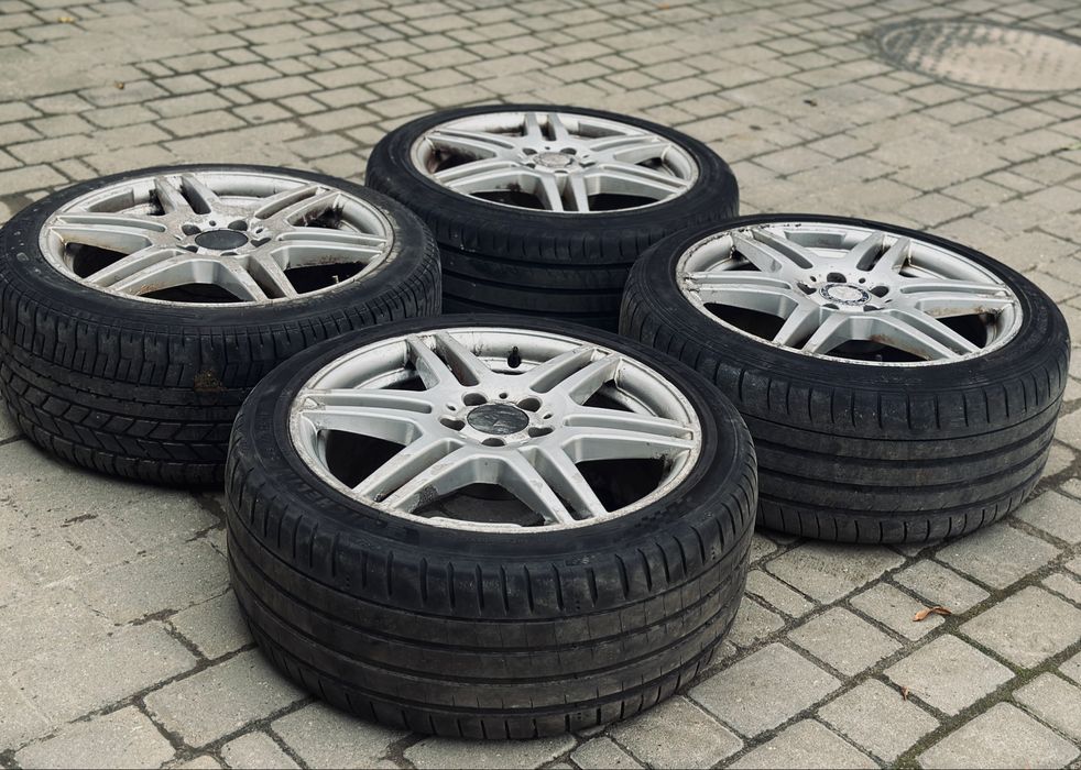 Різноширокі диски 5x112 R18 AMG АМГ Mercedes-Benz W212 Оригінал