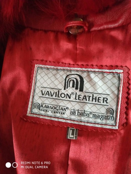 Жіночій шкіряний плащ Vavilon Leather