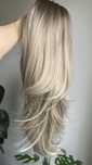 Peruka chlodny blond