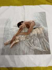 Картина вышитая крестиком Балерина «Ніжність»