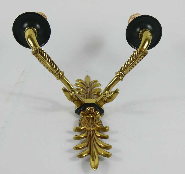 Kinkiet 1 szt. mosiądz obraz lustro EMPIRE