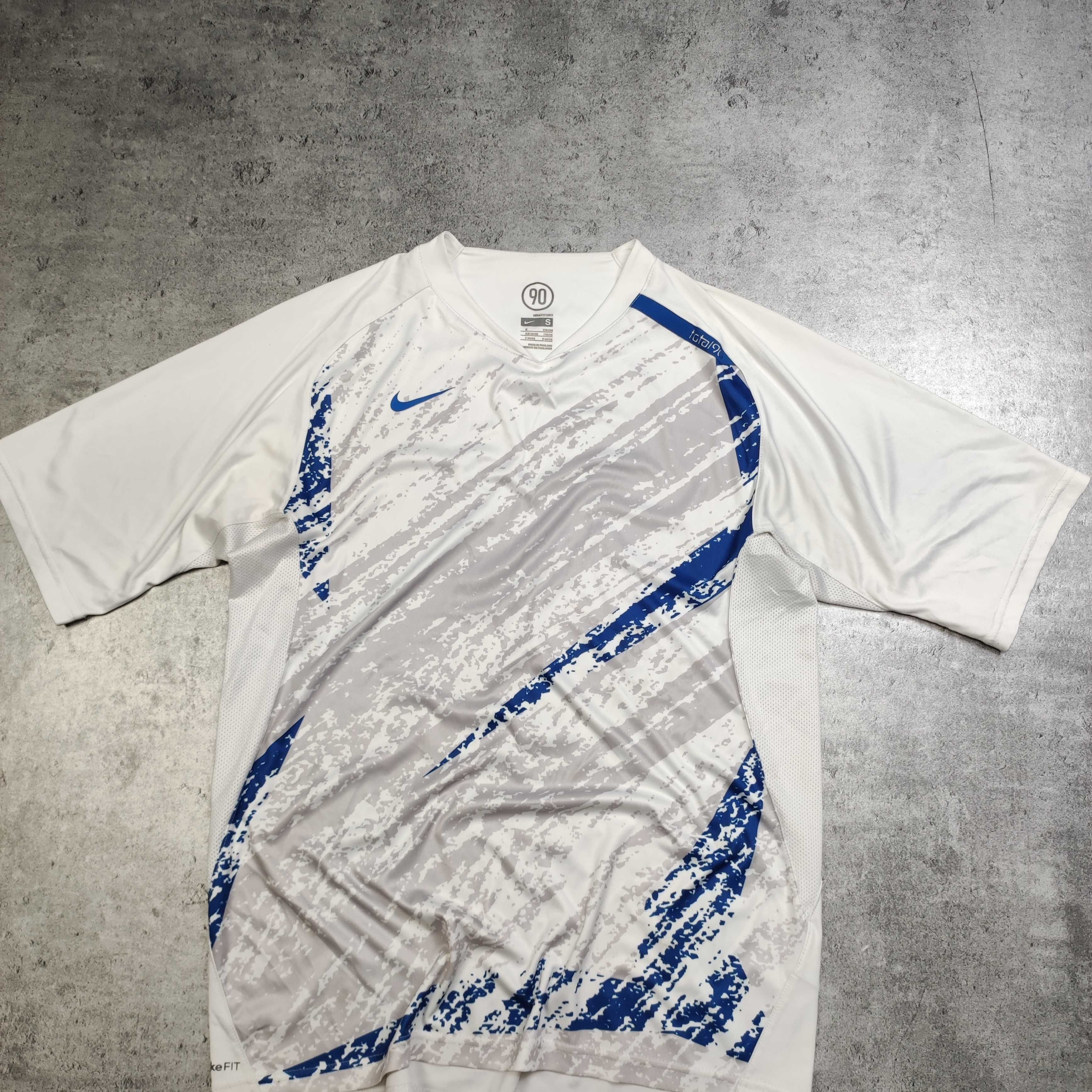 MĘSKA Koszulka Sportowa Treningowa Nike Total PRO 90 Biała Piłka Nożna