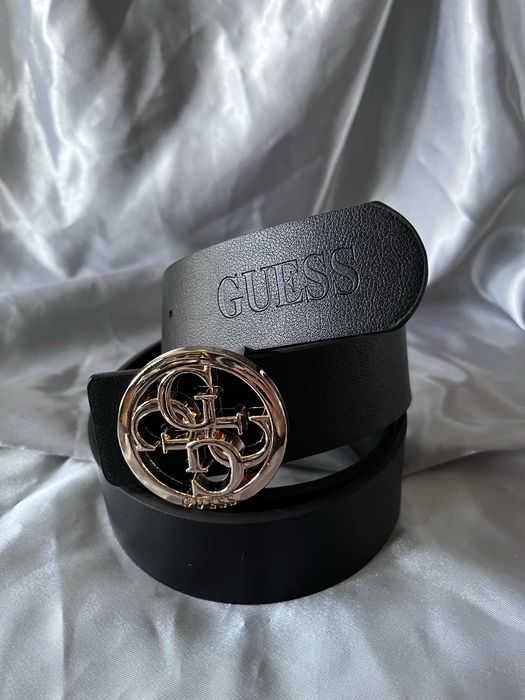 Pasek Guess czarny