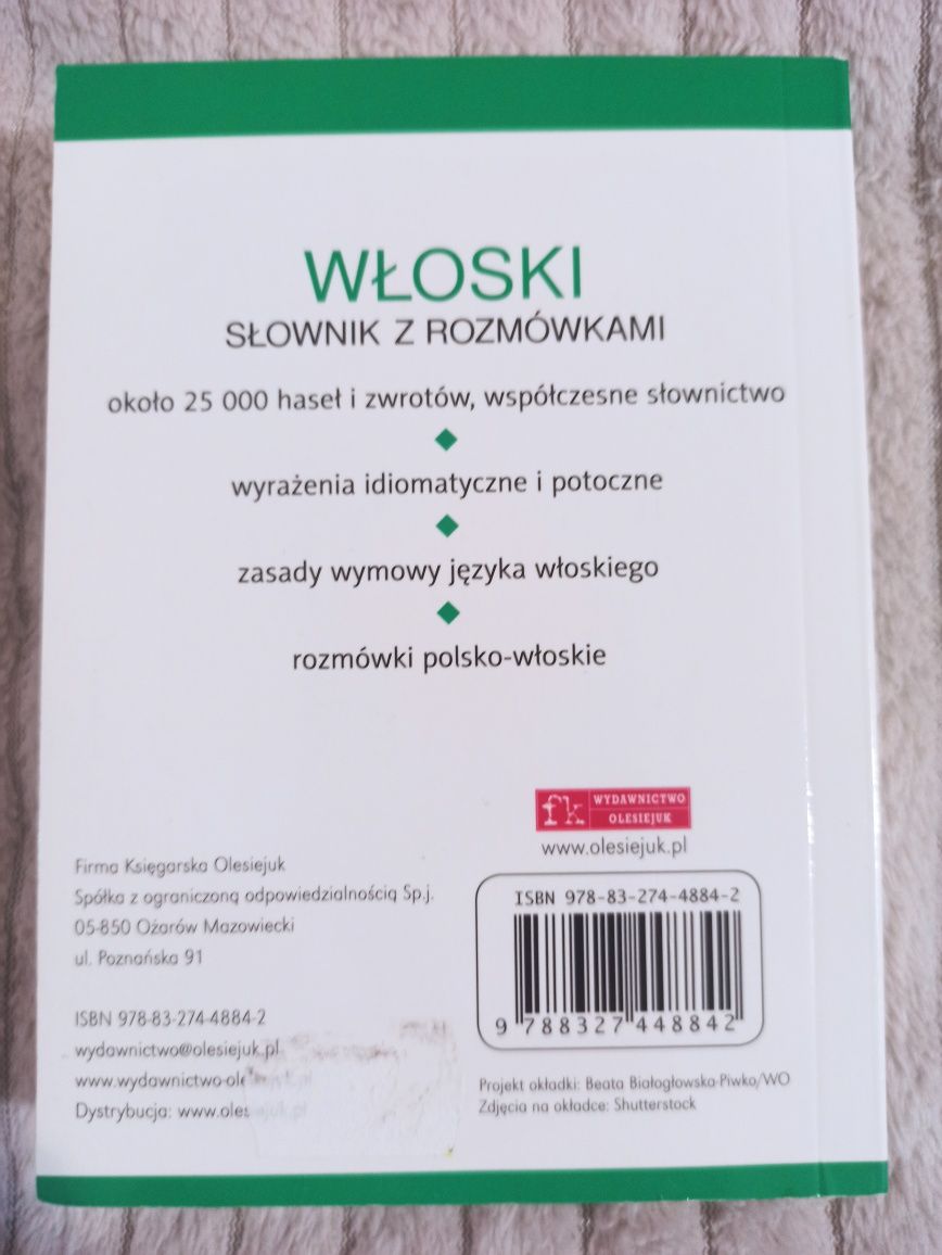 Słownik włoski z rozmówkami polsko-włoskimi (Harald G)