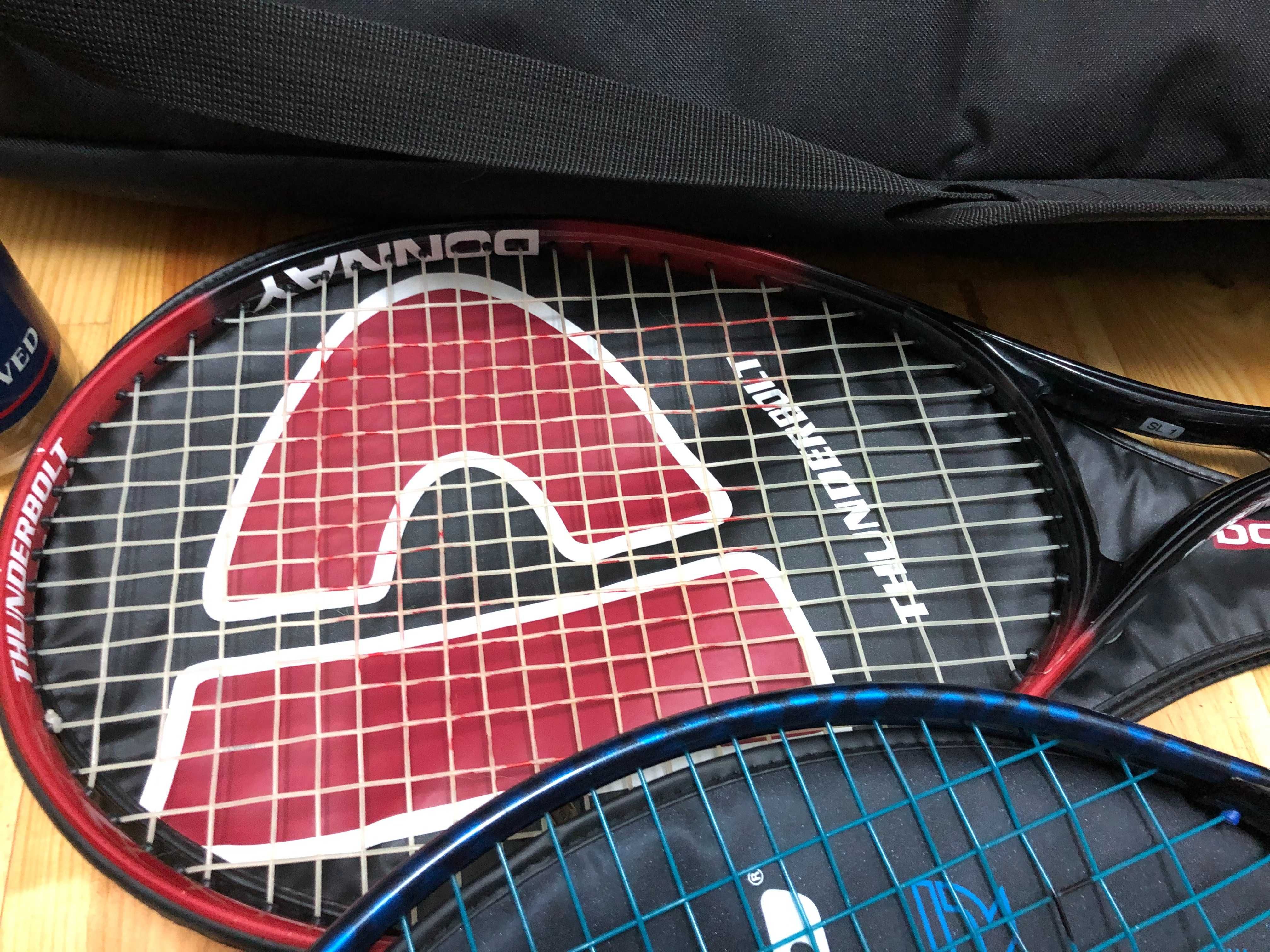 Saco de ténis Nike + duas raquetes e bolas