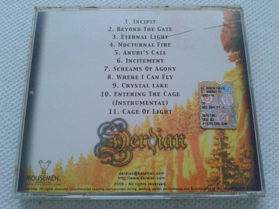 Derdian - New Era Part 1 CD