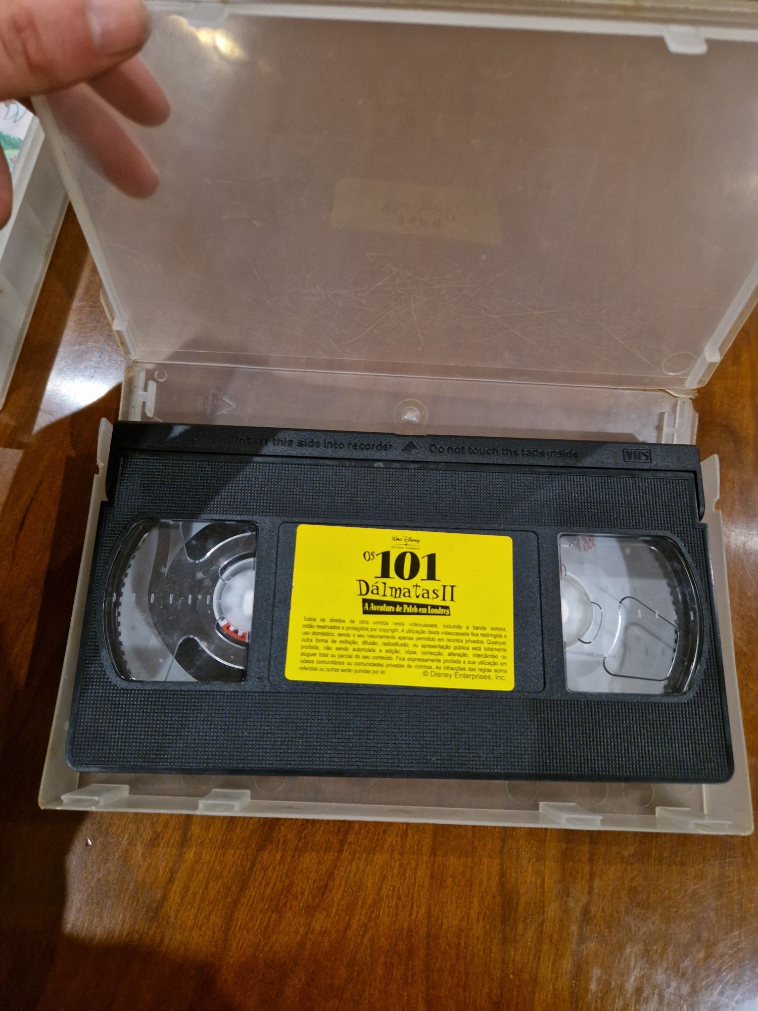 Cassetes VHS de filmes