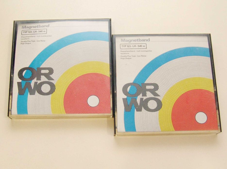 Магнитная лента ORWO TYP123-LH 540 метров. Запись Jethro Tull 1975-76