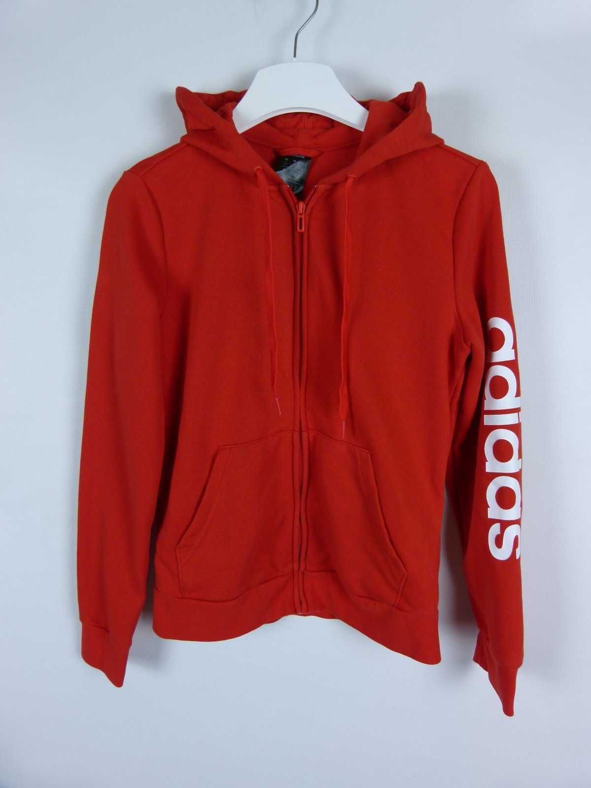 Adidas czerwona bluza red / S