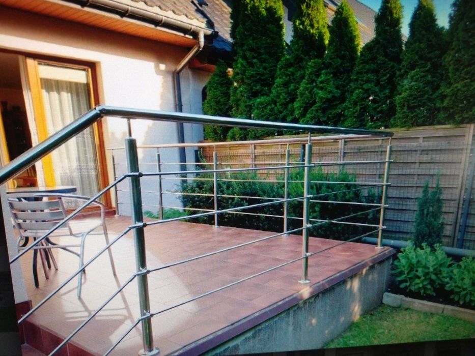 PORĘCZE BALUSTRADY ze stali nierdzewnej/solidne na wymiar/Producent