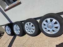 Felgi aluminiowe koła opony Audi A4 B5 A6 C5 5x112 15" kpl lato