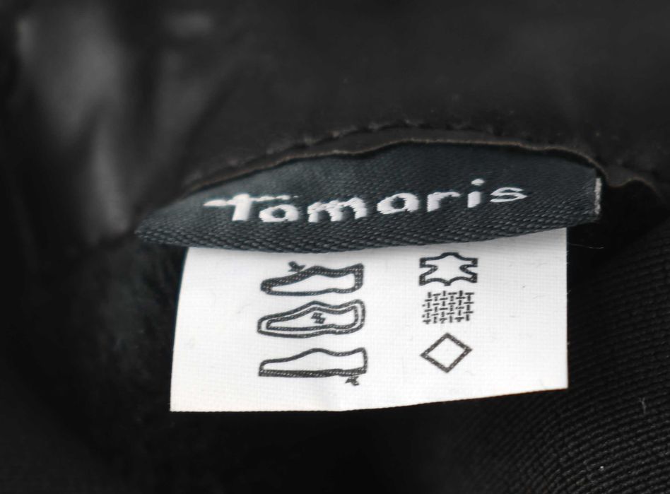 Nowe skórzane ocieplane botki Tamaris rozmiar 38