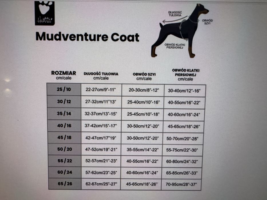 Hurtta mudventure kurtka przeciwdeszczowa dla psa