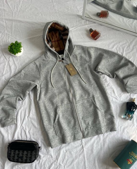 ‼️SALE‼️ Зіп Худі Burberry / Зіпка худак на замку кофта барбері
