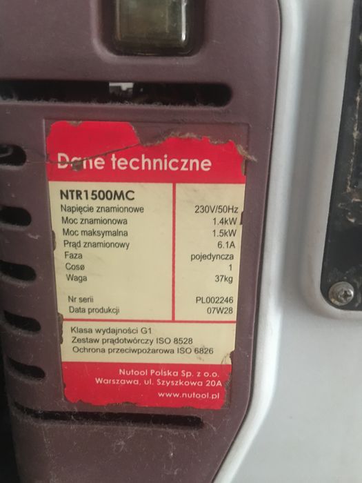 Agregat prądotwórczy rockworth
