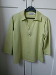damska bluzeczka 44 XL/XXL Gina Laura zielona sweterek