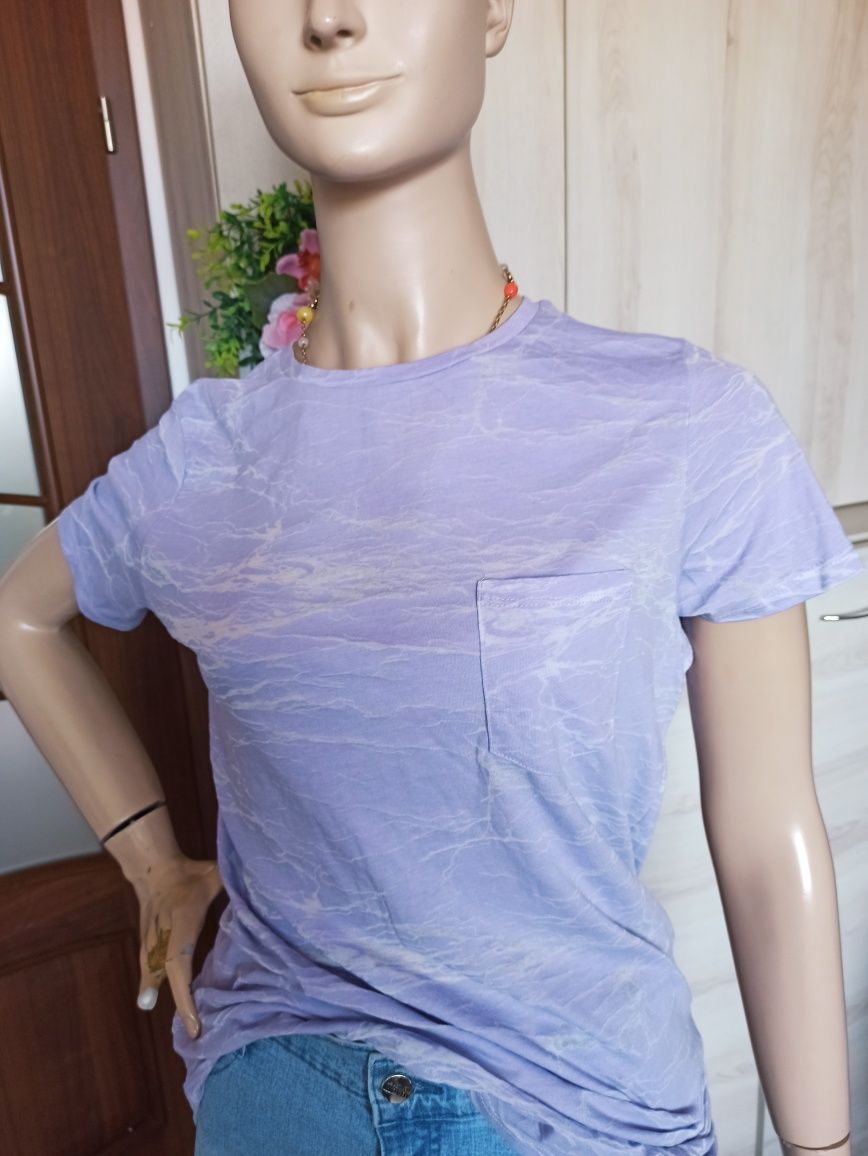 Sg Fioletowy t-shirt 40 , 42 koszulka damska 40 , 42