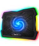 KLIM Ultimate Podkładka chłodząca do laptopa RGB z ramką LED + Chłodze