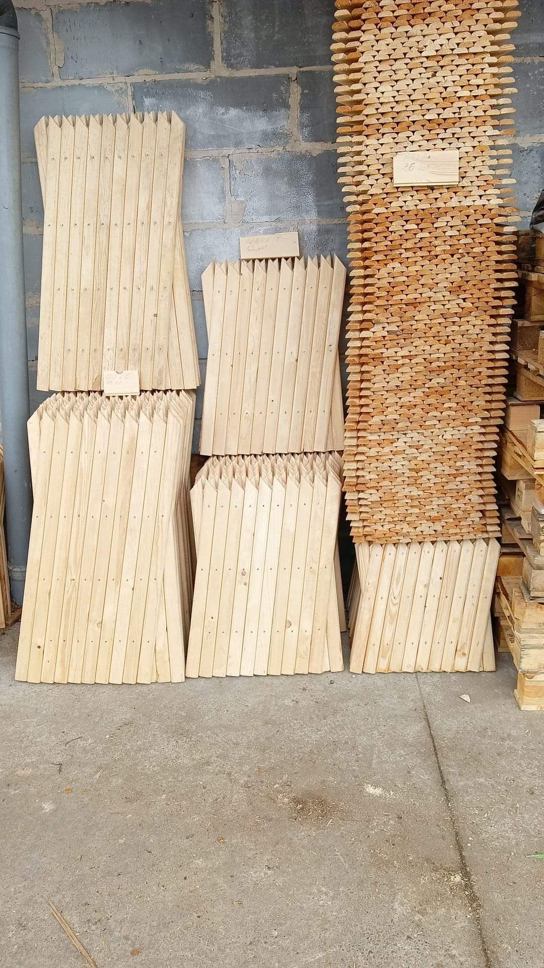 Płotek drewniany 2m x 0,5m lub 2m x 0,73m lub 2m x 0,9m