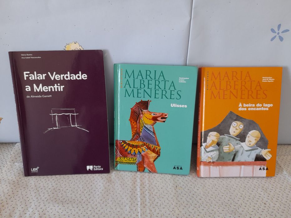 Livros novos 2 euros cada.