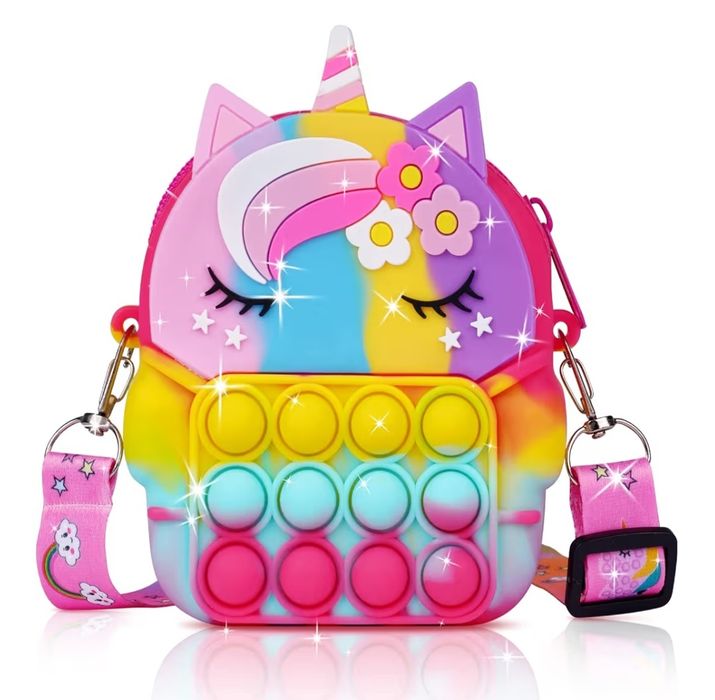 Mini torebka dla dziewczynki z pop it - nowa