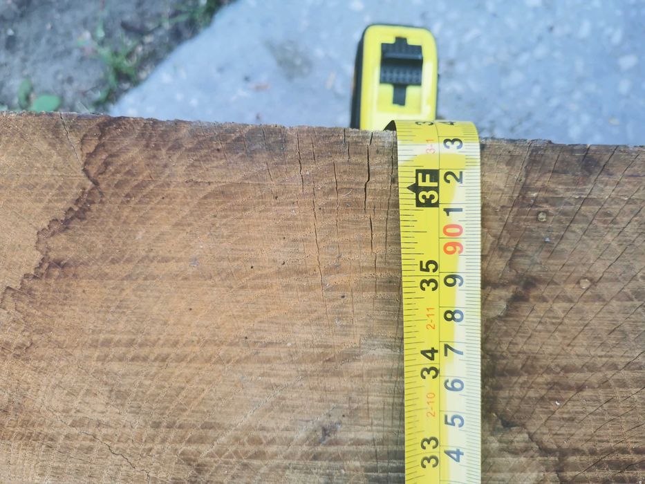 Monolit krąg dębowy grubość 10cm