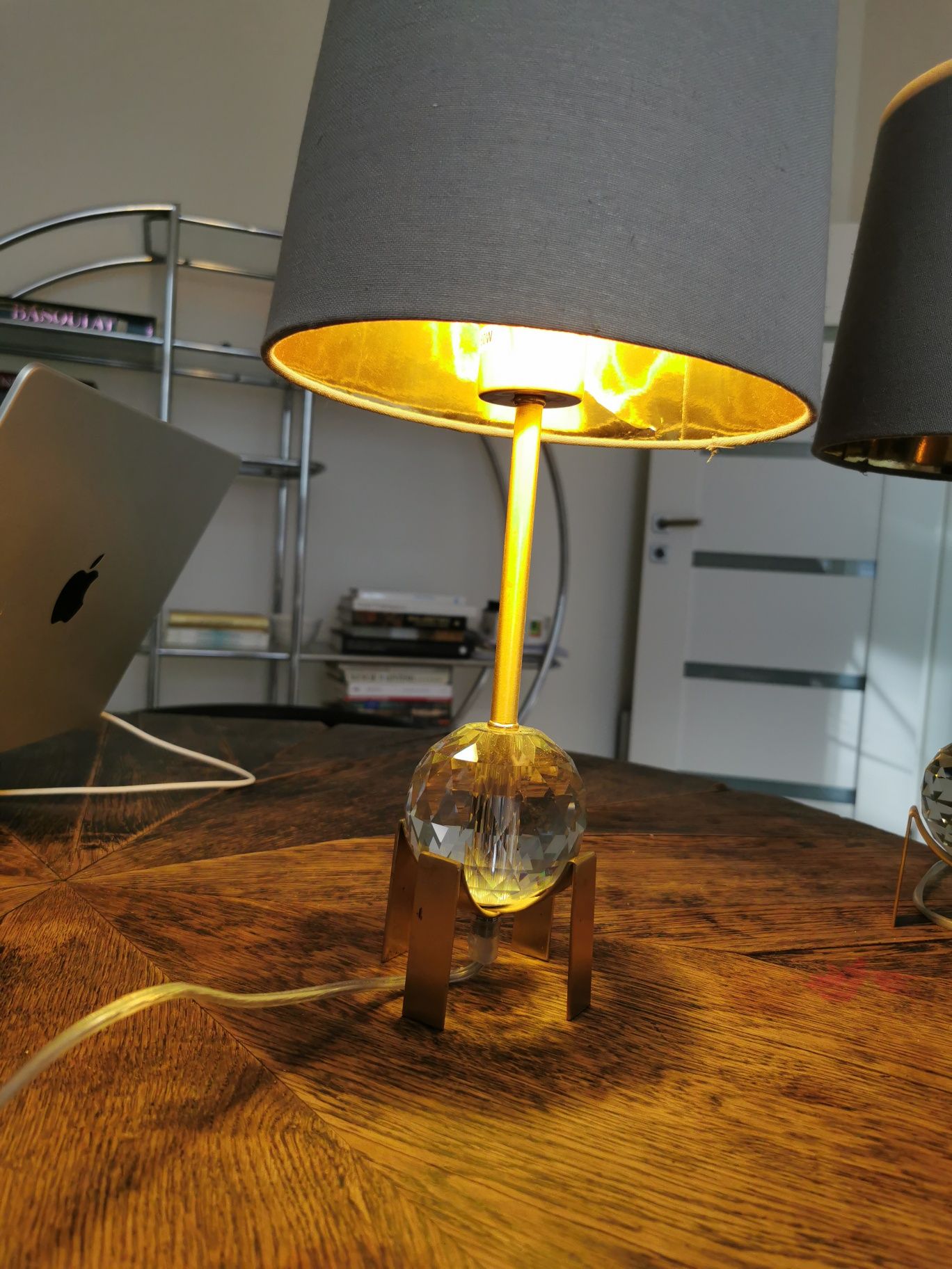 Lampa na biurko salonu komplet lamp