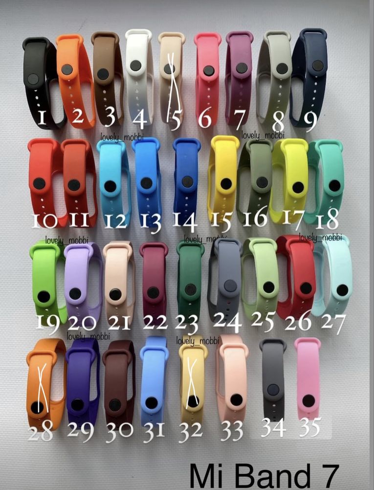 4шт-100 грн!!!Ремешок ми бенд/ ремешки mi band/браслет mi band