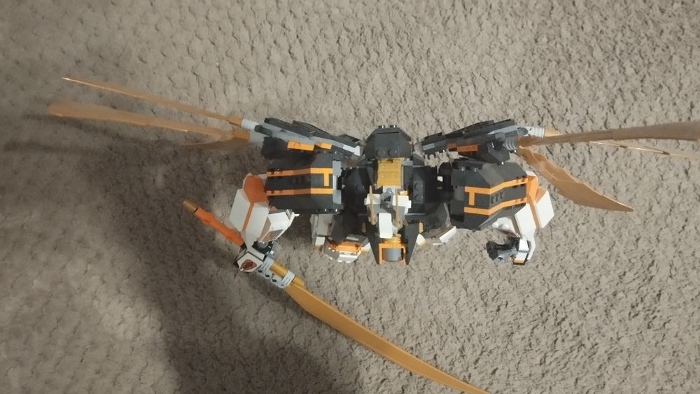 Lego niniago tytanowy smok - mech cole'a