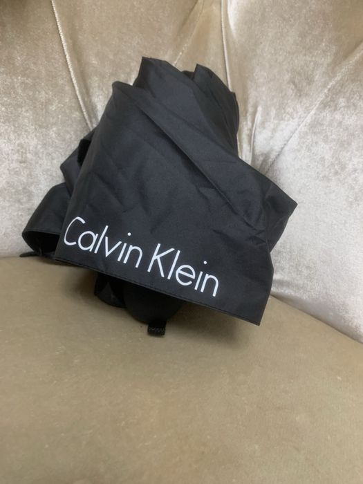 НОВЕ міні Calvin Klein компактна жіноча парасоля біла чорна сіра зонт