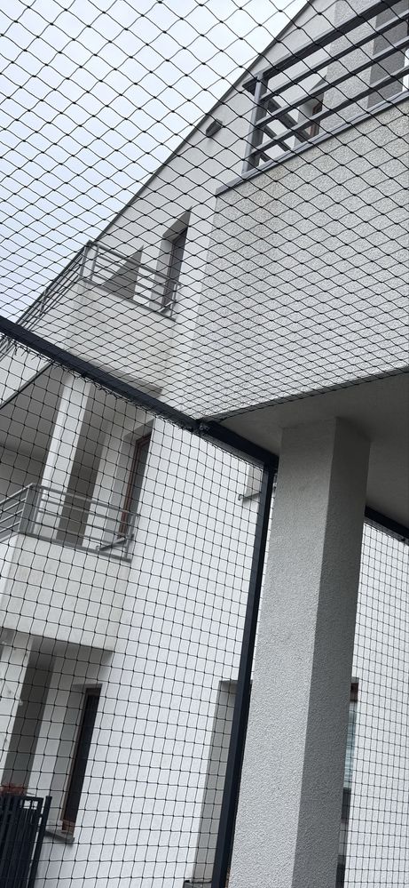Siatka na balkon/dla kota/przeciwko gołębiom/montaż siatki