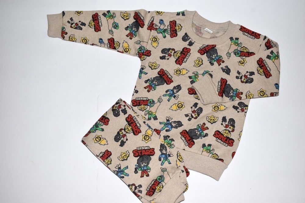 Піжама утеплена Бравл Старс 3-4 р.