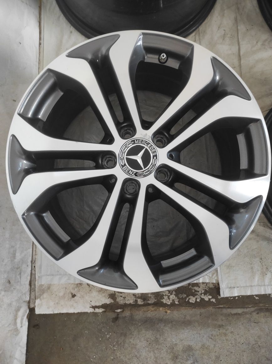 450 Felgi aluminiowe ORYGINAŁ MERCEDES R 17 5x112. otwór 66,6