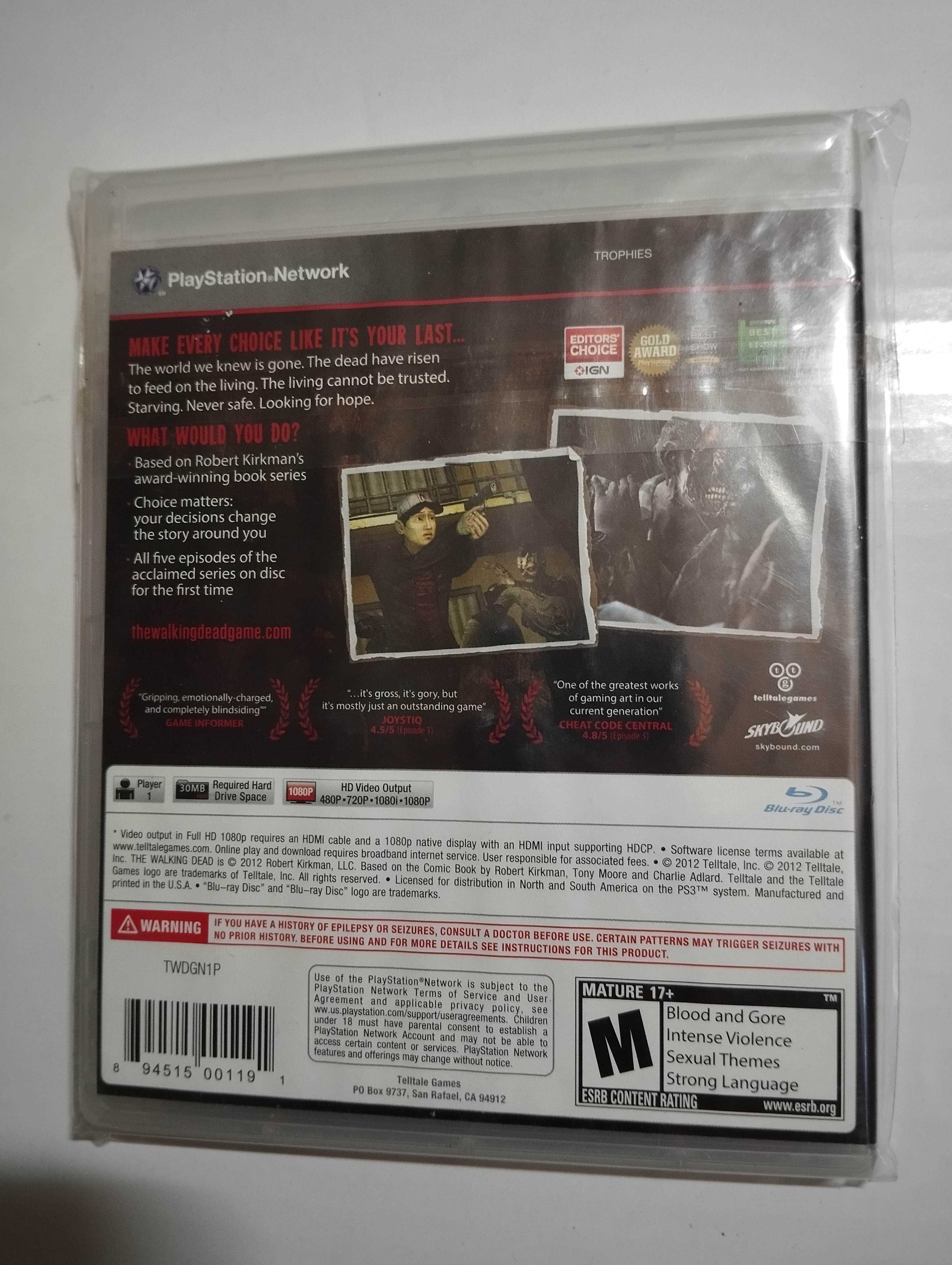 The Walking Dead - PS3 - duży wybór gier PlayStation