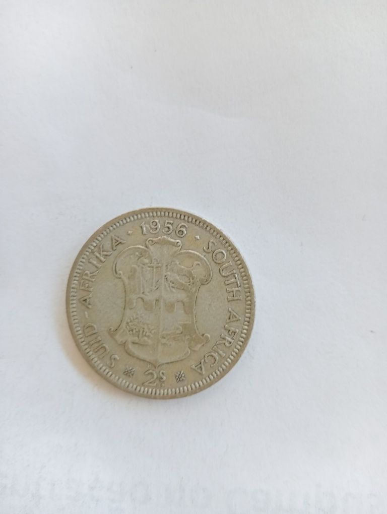 Moeda prata África Sul 1956