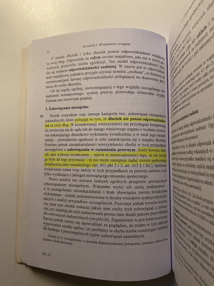 Zobowiązania- część ogólna Z. Radwański A. Olejniczak 14 wydanie