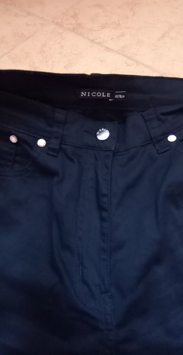 Nicole klasyczne spodnie damskie chinosy 42