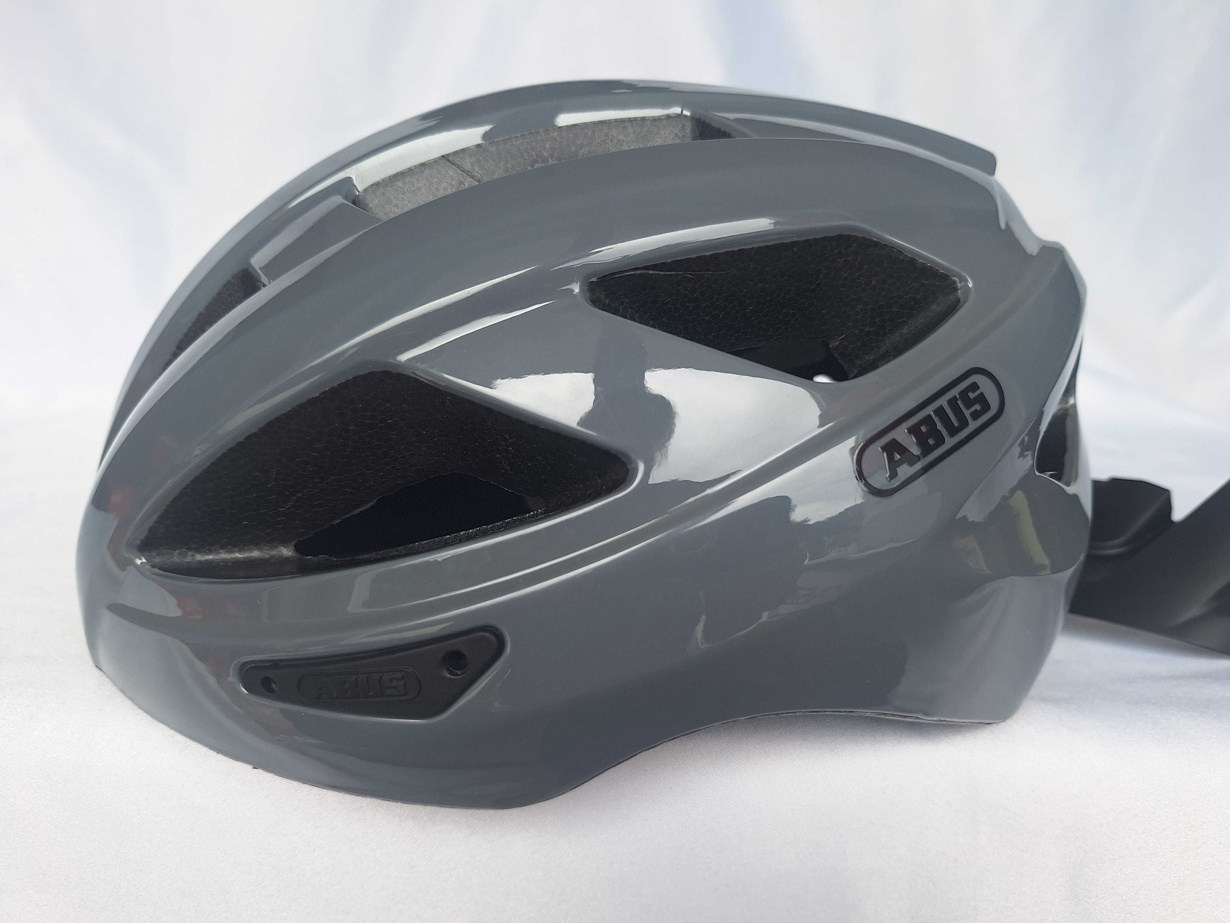 Kask rowerowy Abus Macator Race Grey L 58-62cm