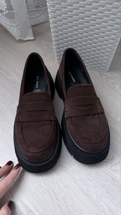 Лофери шоколад коричневі