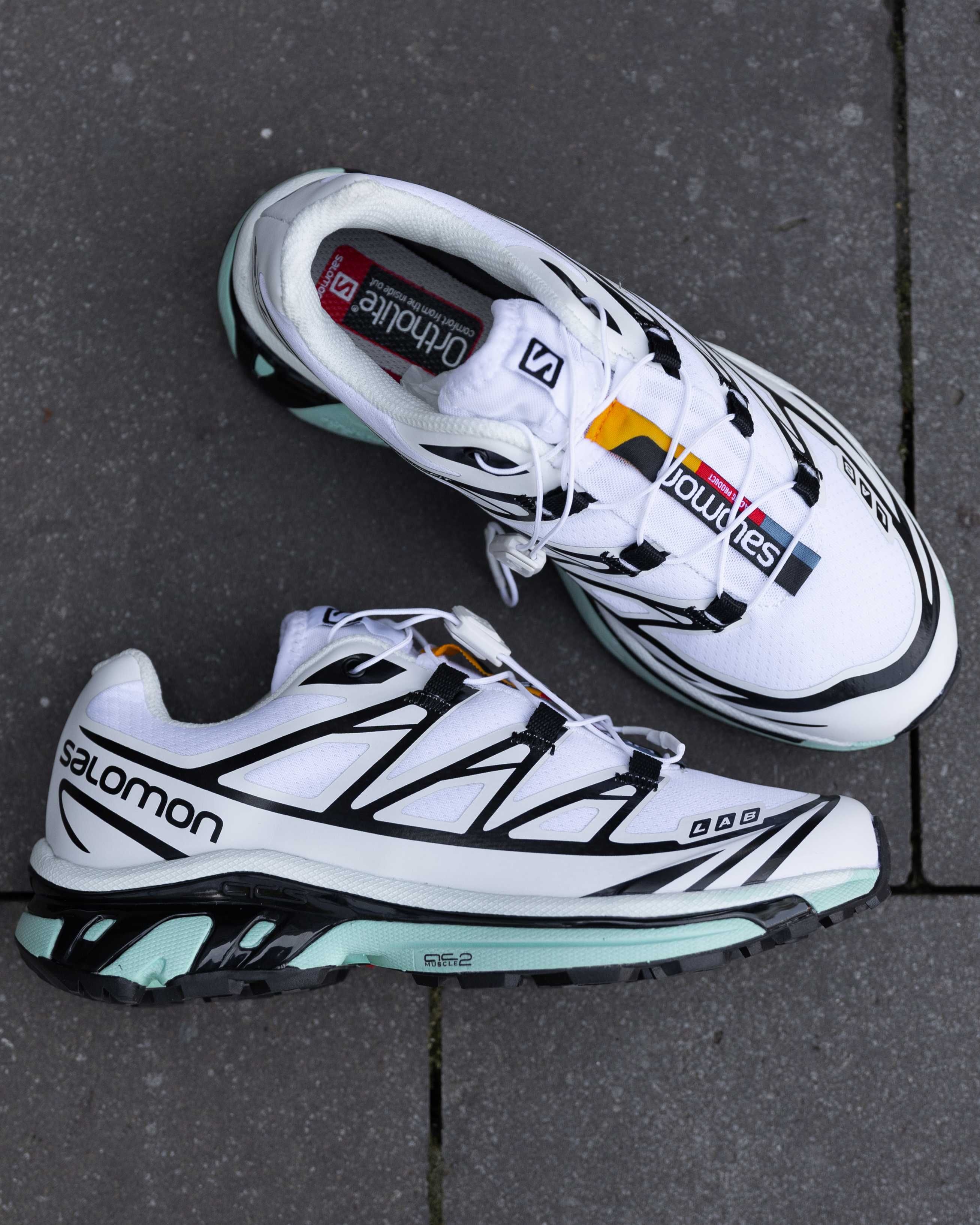 Кроссовки мужские женские Salomon S LAB XT-6 White Icy Morn Саломон